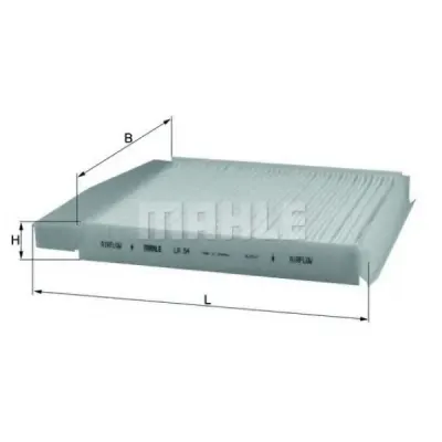 Filtru, aer habitaclu MAHLE ORIGINAL LA 54