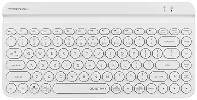 Tastatură A4tech - FBK30, wireless, albă