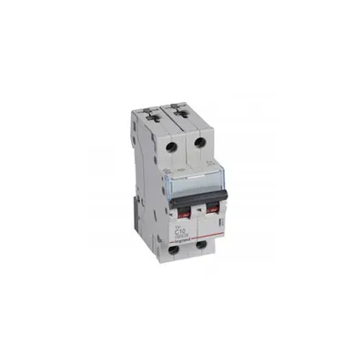 Siguranta automata MCB TX³ 6000 - 2P - 230/400 V~ - 10 A - C curba - prong/pentruk type supply busbars