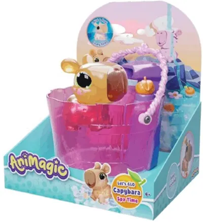 Set de joacă Goliath Animagic - Capibara strălucitoare cu cadă cu hidromasaj