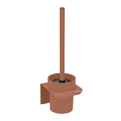 Perie de WC maro autoadezivă cu Turbo-Loc din plastic Lizan – Wenko