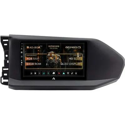Navigatie Volkswagen Caddy (2023+), Android, A-Octacore 4GB RAM + 64GB ROM, 9 Inch - AD-BGA9004+AD-BGRKIT031