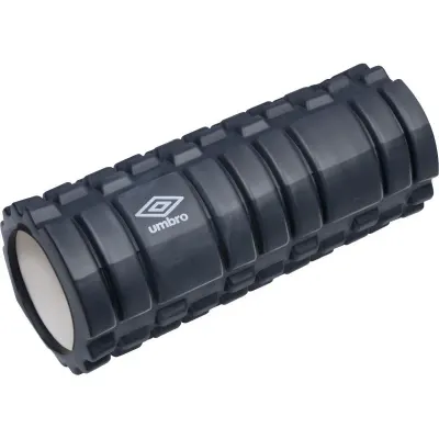 Rola fitness pentru masaj corporal duritate mediu-dur, universala, sarcina maxima 200 kg, 33x14cm, negru