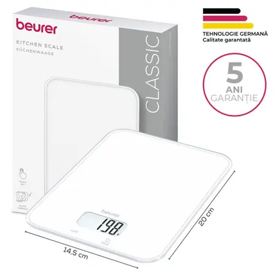 Cantar de bucatarie Beurer Pure White