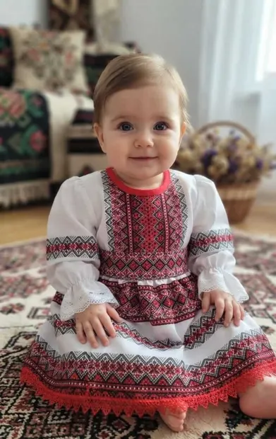 Rochita Traditional Fetite Bianca 18