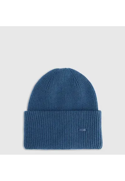 Caciula beanie unisex bleumarin - poliester - marime universala