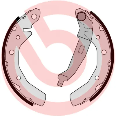 Set saboti frana BREMBO S 10 517
