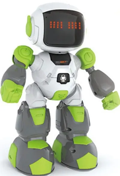 Felyx Toys - Kids Buddy, Robot cu ceas, verde