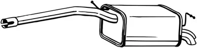 Toba esapament finala VW CADDY III 1.4 intre 2004-2010