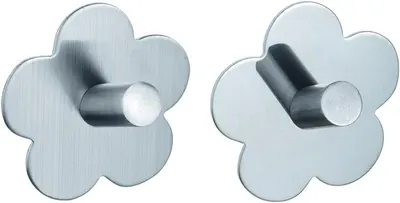Set de 2 umerașe de perete Wenko - Fiore, mată