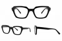 Ochelari pentru claritate la citit trapez Narcis Style - Negru