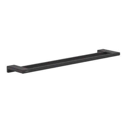 Suport prosop baie dublu culoare negru mat Hansgrohe AddStoris 41743670