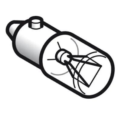 bec clar cu Incandescenta pentru Semnalizare, Ba 9S, 12 V 2,6 W