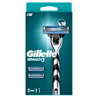 Aparat de ras pentru barbati Mach 3 + rezerva, 1 bucata, Gillette