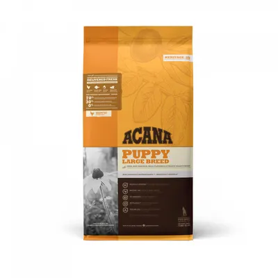Acana Heritage Junior Talie Mare hrană pentru câini 17 kg: 70% carne, fără cereale