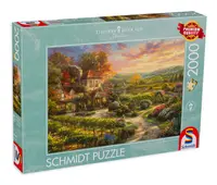 Puzzle Schmidt din 2000 de piese - Thomas Kinkade Wine Country Living