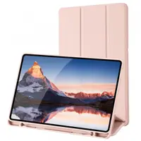 Husa pentru Samsung Galaxy Tab S6 Lite (2024) / Tab S6 Lite (2022) / Tab S6 Lite (2020), Techsuit, Flex Trifold, Roz