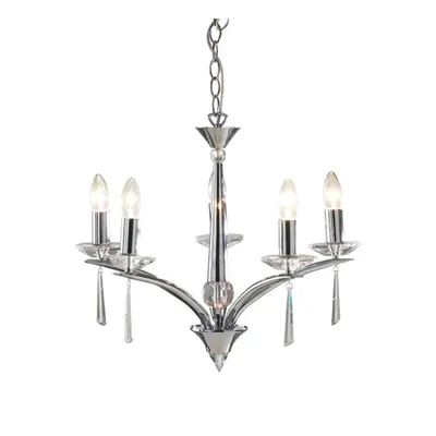 Lampa suspendata Hyperion 5 Light Dual Mount Pendant Polished Chrome