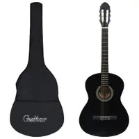 Gossi set de chitara clasica incepatori, 12 piese, negru, 4/4 39