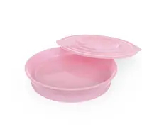 Farfurie Twistshake Plates Pastel - Roz, 6 luni+