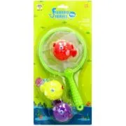 Set de pescuit - plasa si pesti - 4 piese, MegaCreative 511325, 3+ ani