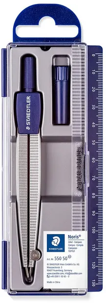 Set de desen Staedtler Noris 550 50 - Cu graffiti, argintiu