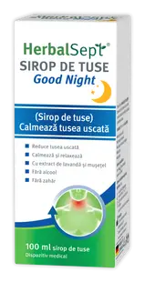 HerbalSept Good Night sirop, 100ml, Zdrovit
