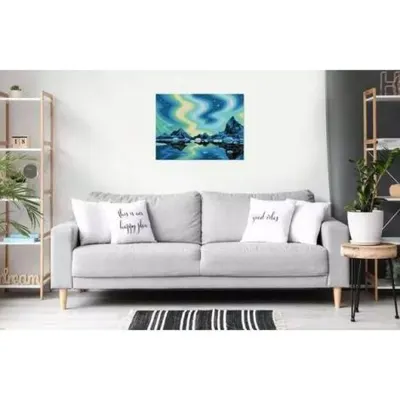 Ravensburger - Pictura pe numere Tablou Canvas Aurora Boreala