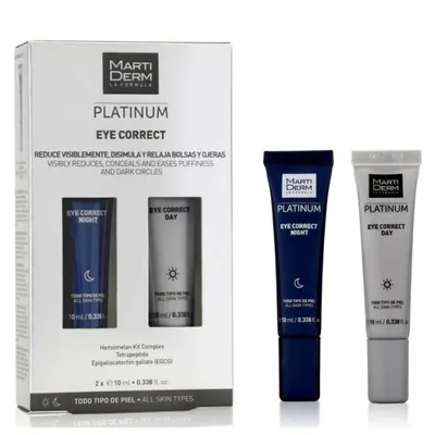 Tratament pentru conturul ochilor Eye-Correct Platinum, Martiderm | 2x10 ml