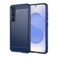 Husa pentru Samsung Galaxy S25 S931, Techsuit, Carbon, Albastra
