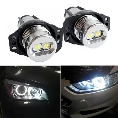 Set 2 Buc Led Marker Becuri Angel Eyes Bmw E90 E91 Canbus 10W 12V Alb 6000K