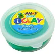 Plastilina Amos iClay PVCIC18G, 18g, Verde
