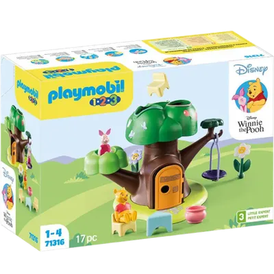 Playmobil - 1.2.3 & Disney: Casa din Copac a Lui Winnie si Piglet