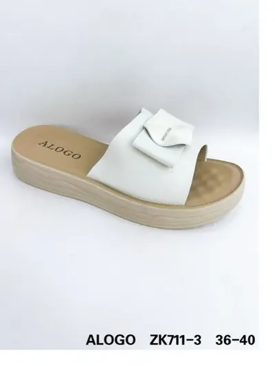 Papuci pentru Dama, Casual-eleganti, Talpa usoara, Piele ecologica Premium,Engross, 8buc/set, marimi 36-40