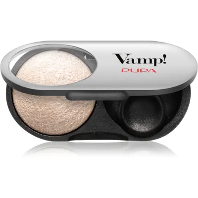 PUPA Milano Vamp! Radiant Baked Eyeshadow fard de culoare vibranta si lunga durata culoare 201 - Sparkling Gold 1 g