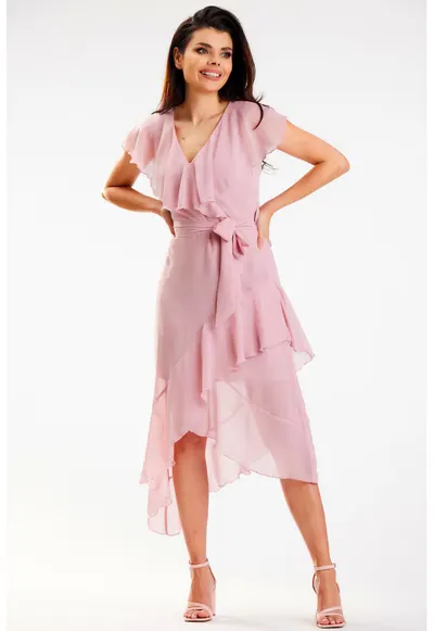 Midi Rochie Fara maneca - Poliester A574