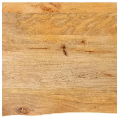 Gossi blat de masa contur organic 40x40x2,5 cm lemn masiv de mango