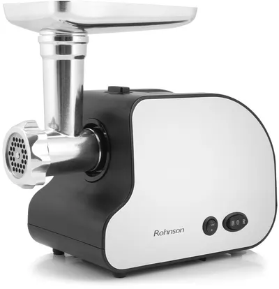 Mașină de tocat carne Rohnson - R-5415, 2000W, 2 kg/min, neagră/gri