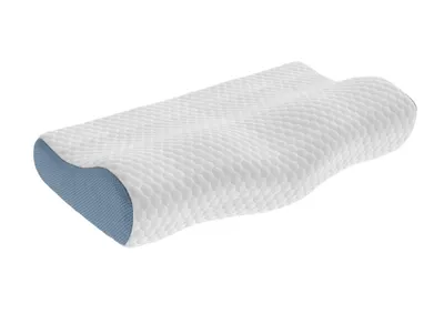 Perna ergonomica Memory Somnia® 3D Air Mesh, sustinere exacta pentru gat si cap, 30x50 cm