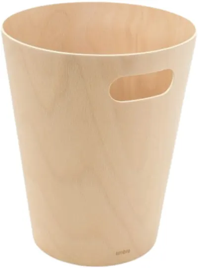 Coș de gunoi Umbra - Woodrow, 7.5 L, lemn