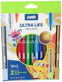 Set de carioci Junior - Ultra Life, 12 culori