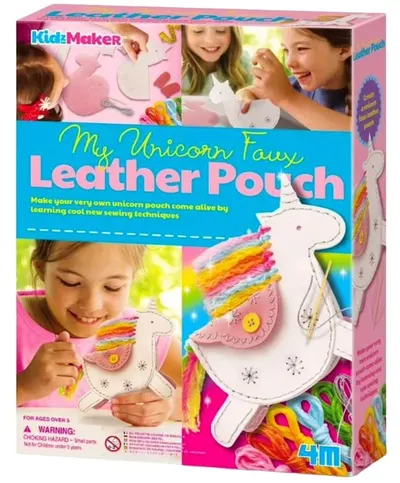 Set creativ 4M - Geanta unicorn din piele ecologica