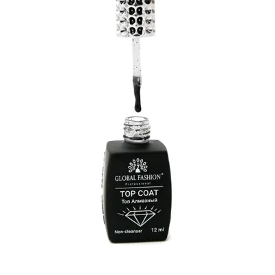 Top Coat Egg Shell pentru unghii, Global Fashion, fara strat de dispersie, 12 ml Engros