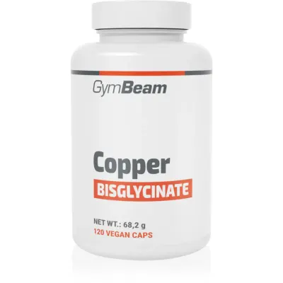 GymBeam Copper Bisglycinate capsule pentru funcționarea normală a sistemului imunitar și protecția celulelor împotriva stresului oxidativ 112 g