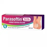 Crema pentru calcaie Silk Parasoftin, 50 ml, Zdrovit