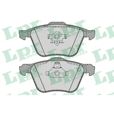 Set placute frana, frana disc LPR 05P1286