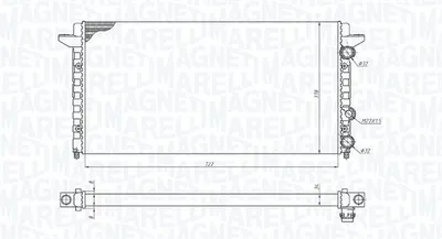 Radiator motor (Automat Manual) potrivit VW PASSAT B3 B4 1.6-2.0