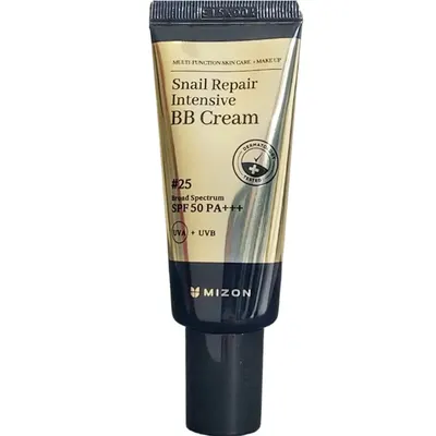 Crema BB reparatoare cu extract de melc SPF50 PA+++ No. 25, 20ml, Mizon
