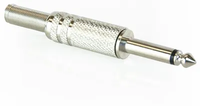 Conector Master Audio - HY043, 6.3 mm, argintiu