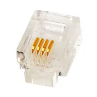 Conector RJ11 telefonie neecranat pentru sertizare pe cablu